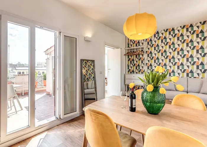 Attic With Terrace Spanish Steps Exclusive Apartment *