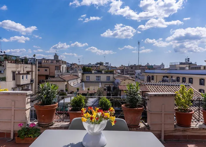 Attic With Terrace Spanish Steps Exclusive Apartment *