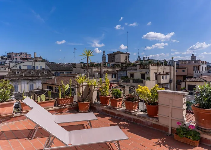 Attic With Terrace Spanish Steps Exclusive Rom