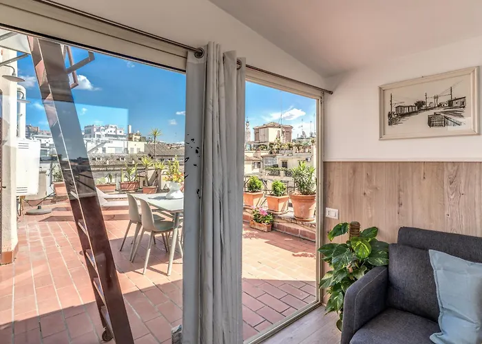 Apartment Attic With Terrace Spanish Steps Exclusive Rom